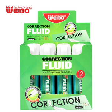 Weibo Ohlesale 12pcs/Pack Mini Green Correction Fluid Pen