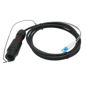 IP68 LC SC Armored Optical Fiber Jumper Cable with SC/APC Connector