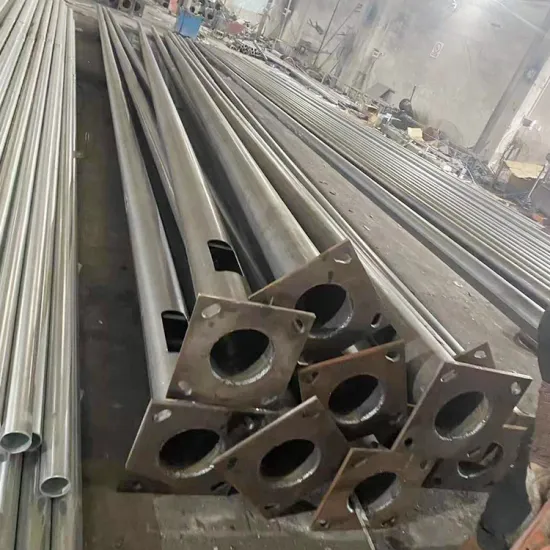 7 Meter Galvanized Steel Outdoor Lamp Post Customization with Gaocheng Support L/C Pay and AutoCAD Drawing