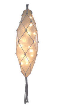 Hot sell fiberglass oval olive shape decoration led light lamp with outdoor led lighting