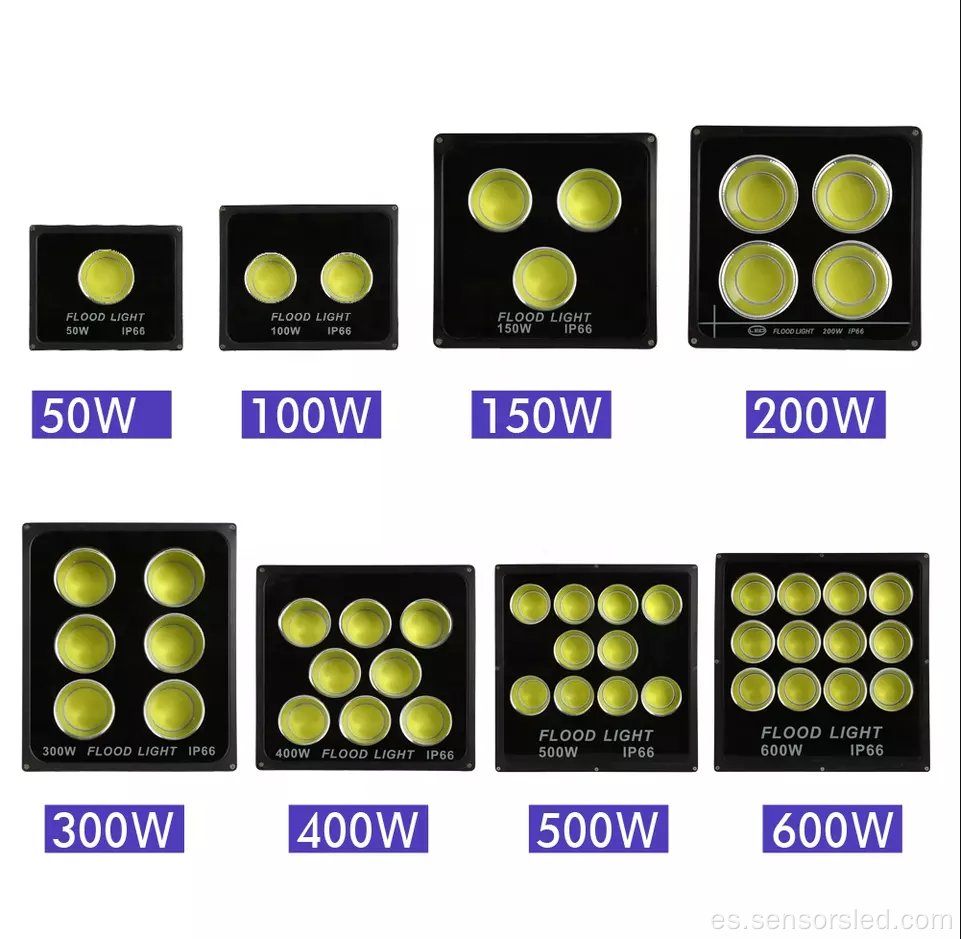 Super Power LED Flood Lights CRI> 80 con CE ROHS 50000H Floodlight