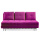 Giường sofa Sofa Giường 3 Giường kiểu Tường Xanh