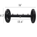 Glantóir Focharráiste 16Inch Gluaisteán le 3 Shlat Sínte