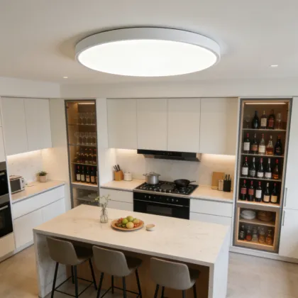 LED ceiling light for indoor serenity