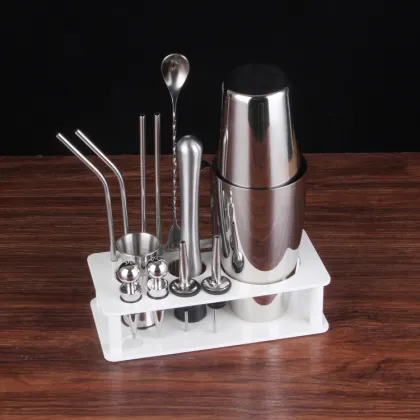 Stainless Steel Boston Barware Cocktail Shaker Set for Home DIY Bartending
