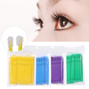 Micro applicateur jetable brosses pour extensions de cils