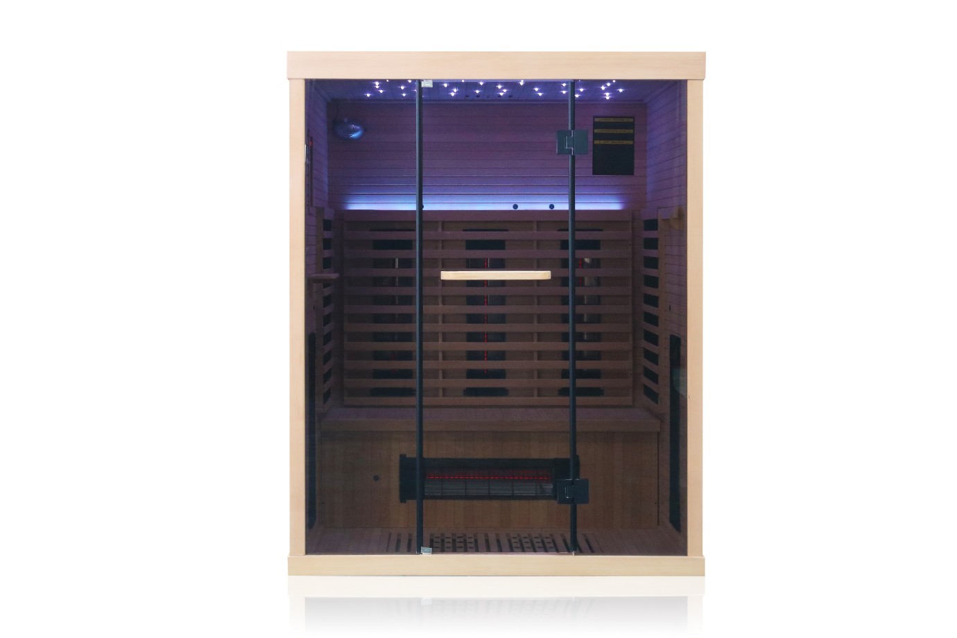 Canadian Hemlock 3 Person Far Infrared Sauna Room