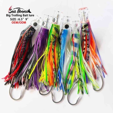 25cm Skirted Fishing Lures: Marlin, Tuna, Mahi, Dorado, Wahoo, and Octopus Lures for Trolling