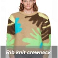 Pattern Custom Round Neck Sweater Wholesale