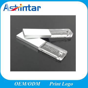 LED Light USB Stick Pen Drive Mini USB Flash Disk Crystal USB Flash Drive
