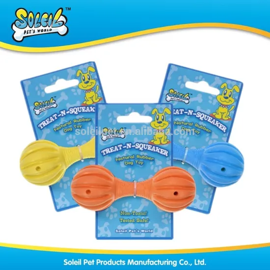 Best Design Pet Toy Solid Rubber Squeaky Dog Toys 2015