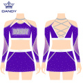 Custom dandy sports all star cheer athletics apparel cheerleading uniform cheerleader uniform