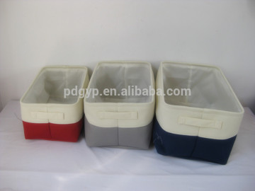 2016 new style high quality and low price cloth storage basket