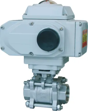Electrical Thread Ball Valve (3PC), 3pc ball valve with electric actuator, motorized ball valve