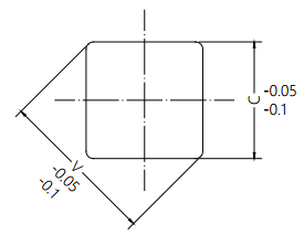 Disk Damper Square Hole 