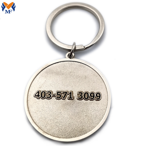 Promotional gift Metal Custom T Shirt Keychain