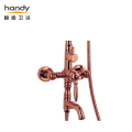 Set Shower Faucet Kamar Mandi Kuningan Antik Rose Gold