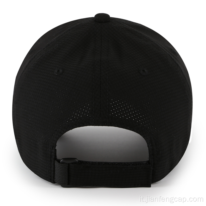 Cappello da corsa in ripstop aerato 100% poliestere