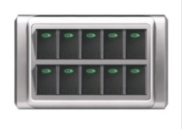 S9 10 Gang Wall Switch