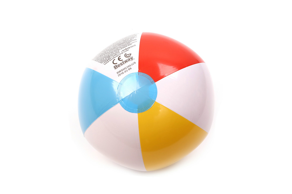 Summer Inflatable Three Panel Colorful Beach Ball