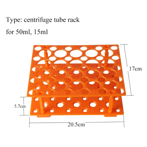 25 rack per tubi di microcentrifuga in plastica di pozzi