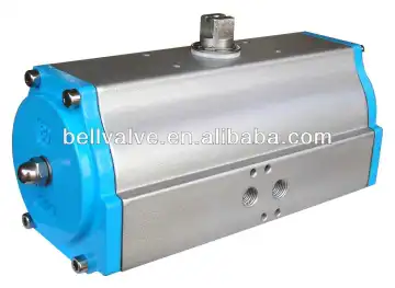 part turn pneumatic actuator/rack and pinion actuator