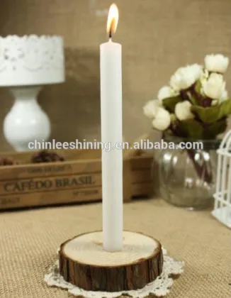 Brighting white house hold candle, paraffin wax candles