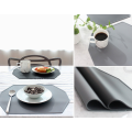 Placemat de silicona irregular personalizada para mesa de comedor