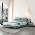 Acogedora cama de mueble elegante