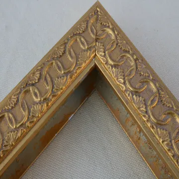 Golden aluminum extrusion for picture track bike frame glass door parts mat board