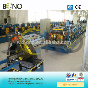 Shelf beam roll forming machines