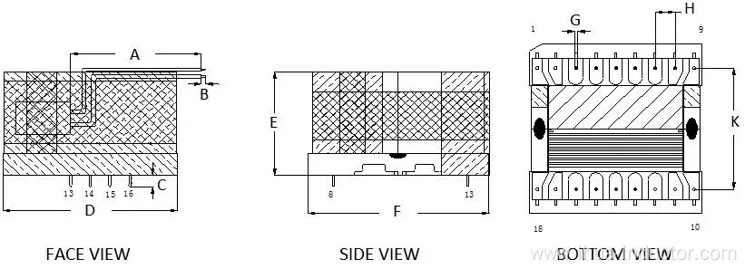 Epc46 Flyback Switching Transformer