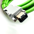 Encoder cable with 1394 6P & AMP connector