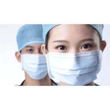 White Disposable Medical Mask Rope Ear Mask