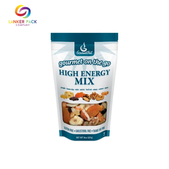 Air-proof Nuts Standing Pouch With Zipper