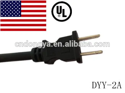 2 Prong Plug To Iec 320 C7 Power Cord copper