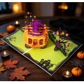 Wyskakująca karta Halloween z dynią