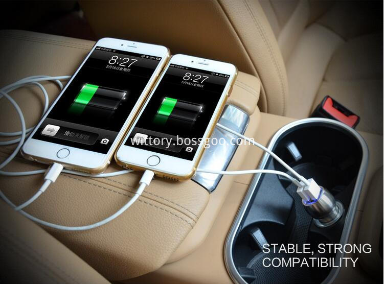 metal car charger