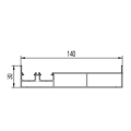 Moule d'extrusion de fenêtre et de cadre de porte en aluminium coulissant