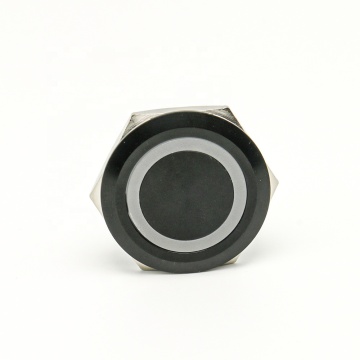 1no momentaneo interruttore a pulsante in metallo 30 mm per 12V/24 V - Apparecchiatura elettrica