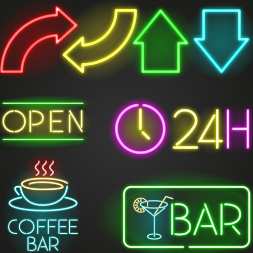 LED INDICATOR NEON SIGN LIGHTS