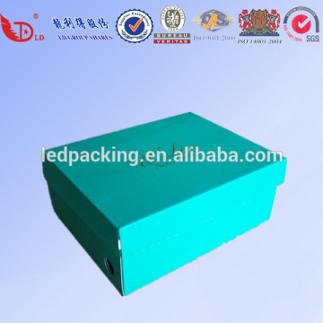 Custom new style color printing hot stamping corrugated shoes box