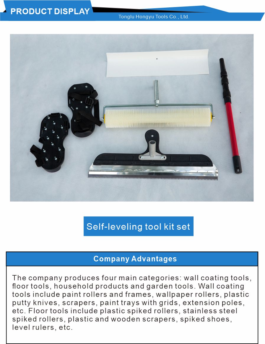 Plastic Squeegee and Roller Kit for Floors
