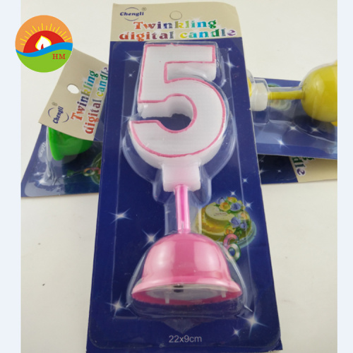 cotton wick number birthday party cake candle