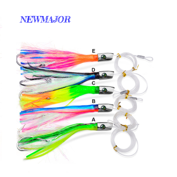 NEWMAJOR 22cm Deep-Sea Fishing Trolling Lures for Marlin, Tuna, and Shark