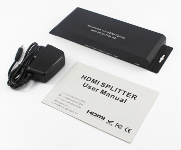 4K HDMI Splitter for multiple monitors 1 x 4