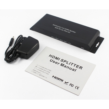 4K HDMI Splitter for multiple monitors 1 x 4