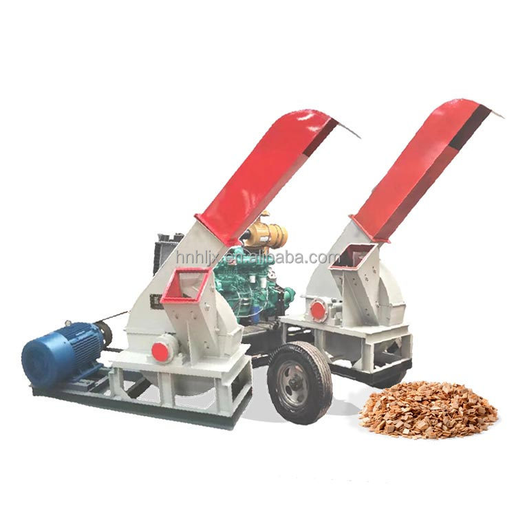 Automatic Wood Slicer and Drum Chipper for Large Miscellaneous Wood