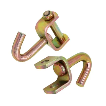 1.5 Inch Galvanized Metal J Hook for Cargo Lashing and Tie Down Straps