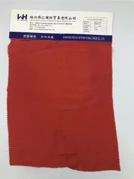Woven C/CU Plain Red Anti-static Fabric